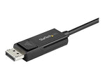 StarTech CDP2DP1MBD 3.3' DisplayPort Audio/Video Cable, Black