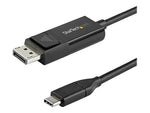 StarTech CDP2DP2MBD 6.56' DisplayPort Audio/Video Cable, Black
