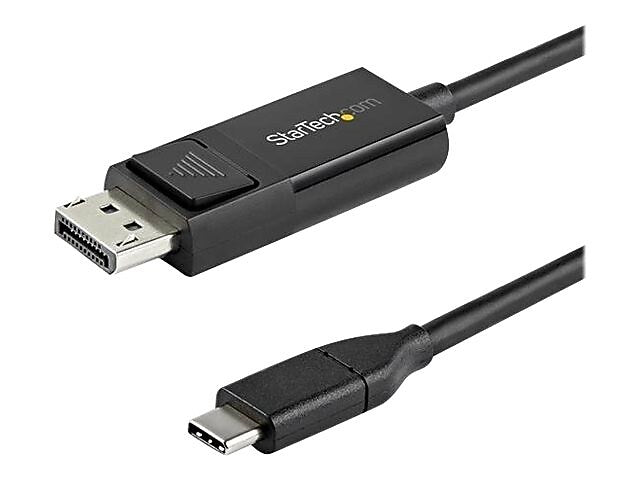 StarTech CDP2DP2MBD 6.56' DisplayPort Audio/Video Cable, Black