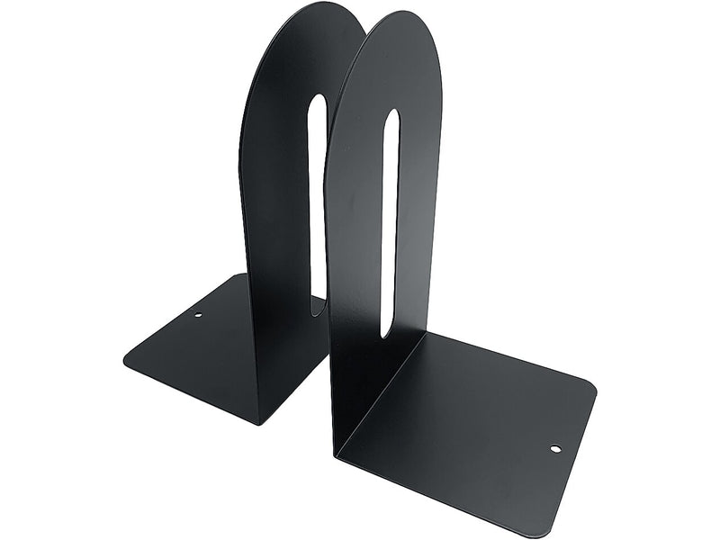 Huron Steel Book Ends, 9"H, Black (HASZ0091)