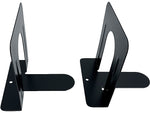 Huron Steel Book Ends, 4.75"H, Black (HASZ0038)
