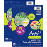 Pacon UCreate 9" x 12" Super Heavyweight Watercolor Paper Pad, 50 Sheets/Pad, 2 Pads/Pack (PAC4943-2)