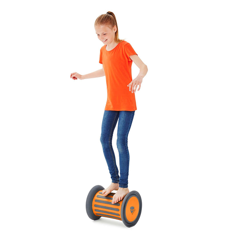 Winther GONGE Roller Balancing Toy without Sand, Rubber Tires, Orange/Gray (WING2267)