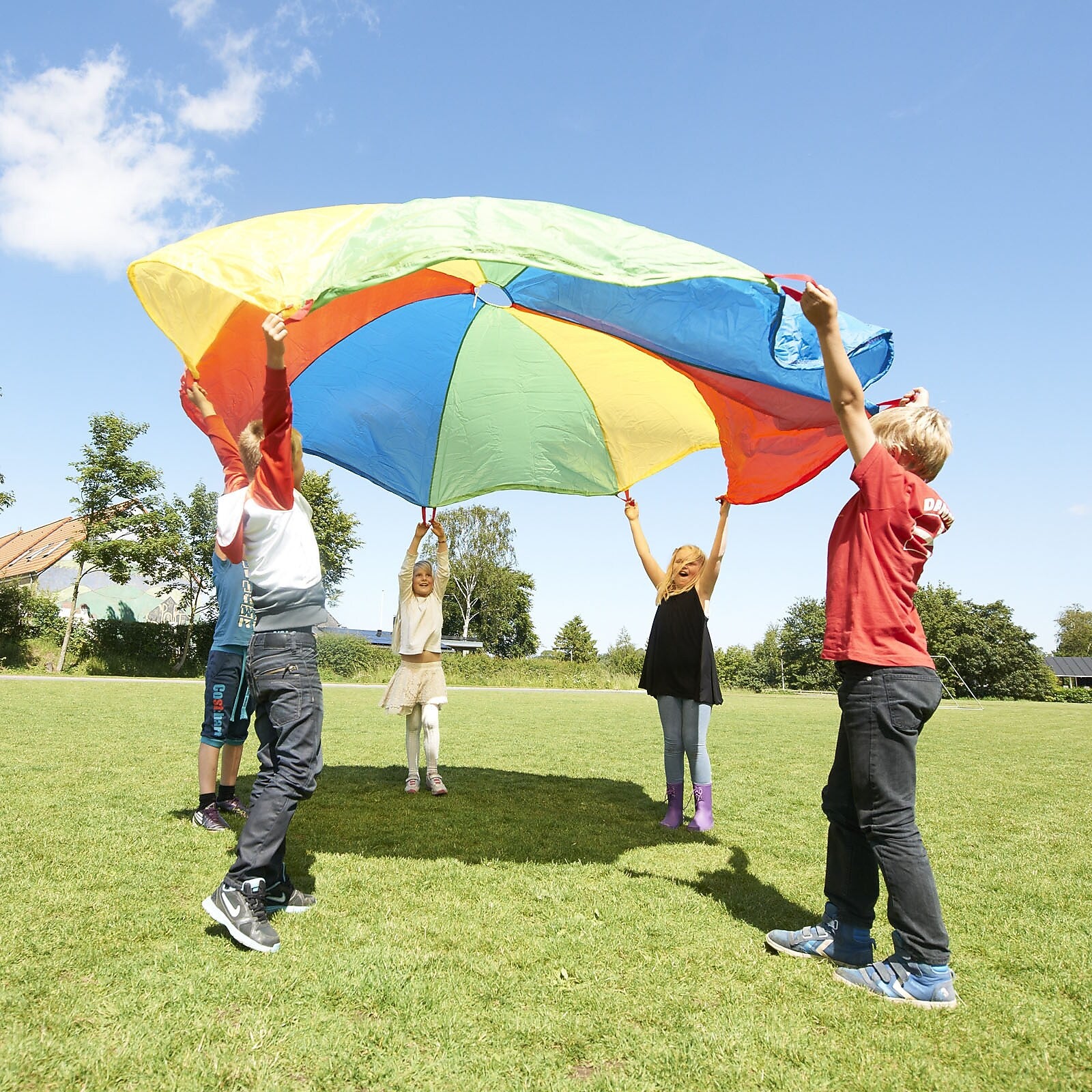 Winther GONGE Polyester Play Parachute for Kids 20', Multicolored (WING2304)