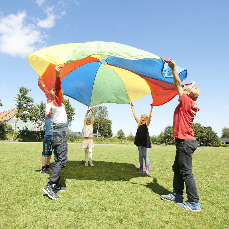 Winther GONGE Polyester Play Parachute for Kids 20', Multicolored (WING2304)