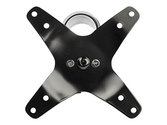 Desk Mount Quad Monitor Arm - 4 VESA Displays up to 27" -Premium Ergonomic Articulating Adjustable Pole Mount - Clamp/Grommet