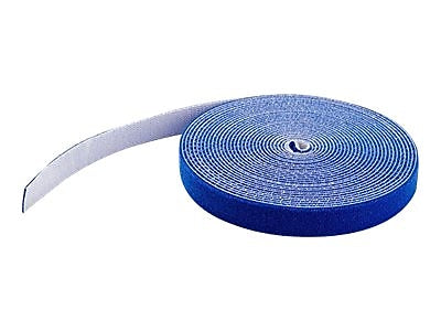 StarTech 50ft. Hook and Loop Roll - Blue - Cable Management, 600" (HKLP50BL)