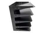 Huron 5-Compartment Steel File Organizer, Black (HASZ0149)