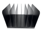 Huron 6-Compartment Steel File Organizer, Black (HASZ0144)