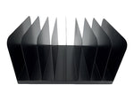 Huron 8-Compartment Steel File Organizer, Black (HASZ0146)