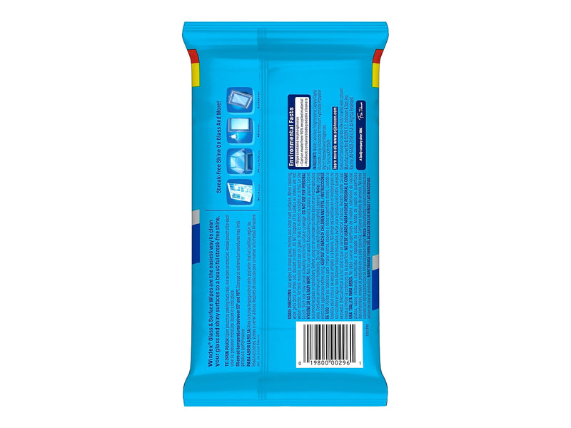 Windex Window and Glass Wipes, Original, 38/Pack (319251)
