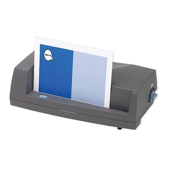 GBC Electric Desktop Adjustable Hole Punch, 24 Sheet Capacity, Gray (GBC7704270)