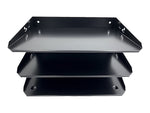 Huron 3-Compartment Steel File Organizer, Black (HASZ0159)