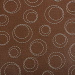 JAM Paper Wrapping Paper, 12.5 Sq. Ft, Chocolate Brown Circle (77811494)