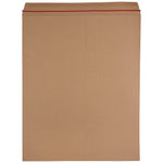 JAM Paper Stay-Flat Photo Mailer Stiff Envelopes with Self-Adhesive Closure, 17 x 21, Brown Kraft, Sold Individually (8866647)