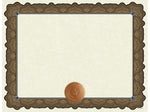 Great Papers Cambridge Certificates, 8.5" x 11", Beige/Gold, 10/Pack (2020004)