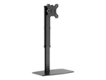 Tripp Lite Single-Display Monitor Stand - Height Adjustable, 17" to 27" Monitors Mount, Up, Black (DDV1727S)
