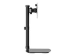 Tripp Lite Single-Display Monitor Stand - Height Adjustable, 17" to 27" Monitors Mount, Up, Black (DDV1727S)