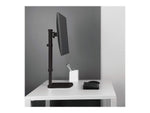 Tripp Lite Single-Display Monitor Stand - Height Adjustable, 17" to 27" Monitors Mount, Up, Black (DDV1727S)