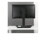 Tripp Lite Single-Display Monitor Stand - Height Adjustable, 17" to 27" Monitors Mount, Up, Black (DDV1727S)
