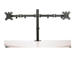 Desk Mount Dual Monitor Arm - Ergonomic VESA Compatible Mount for up to 32 inch Display - Desk Clamp / Grommet - Articulating