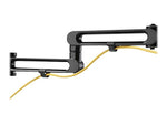 Desk Mount Dual Monitor Arm - Ergonomic VESA Compatible Mount for up to 32 inch Displays - Desk / C-Clamp - Articulating