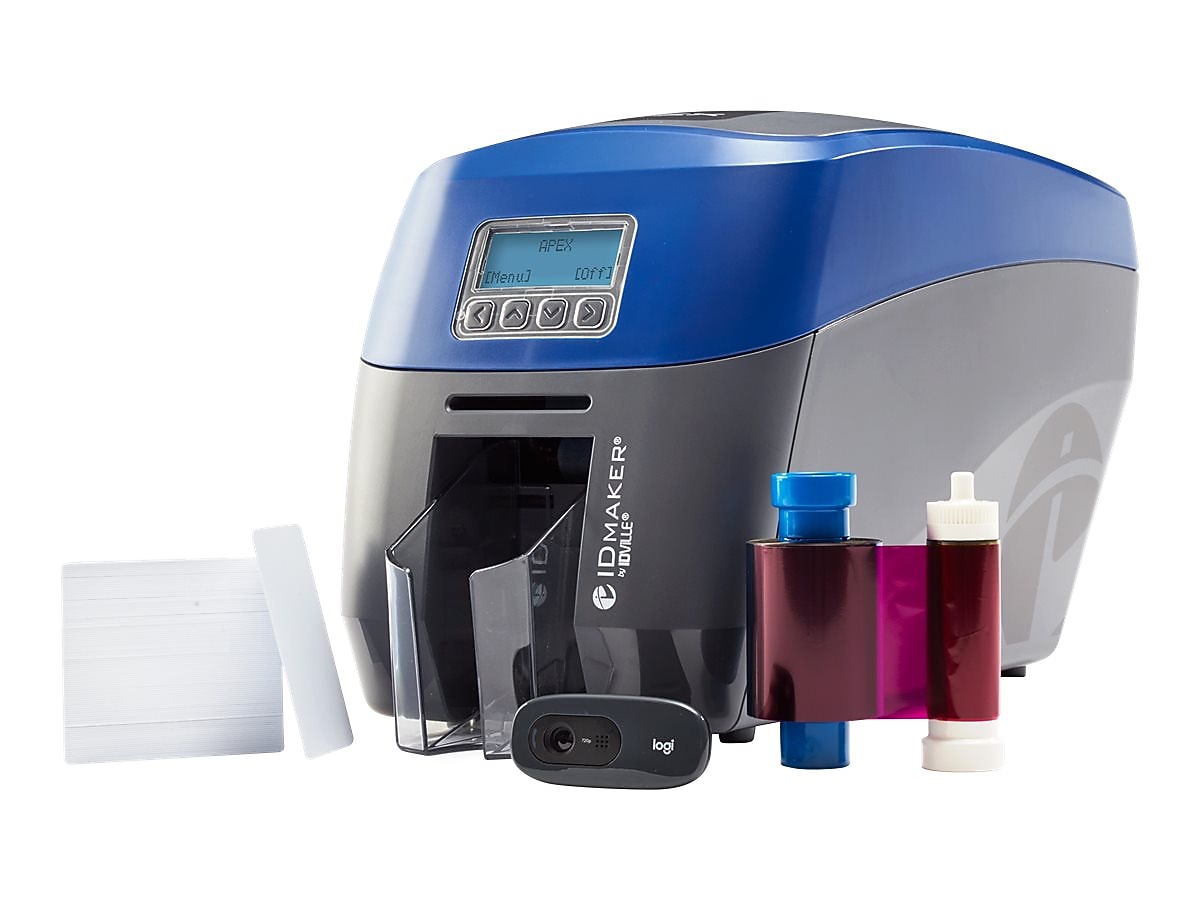 IDville ID Maker Apex 2-Sided ID Card Printer System (136001831)
