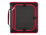 Five Star 2" 3-Ring Zipper Binders, Black/Red (29052CE8)