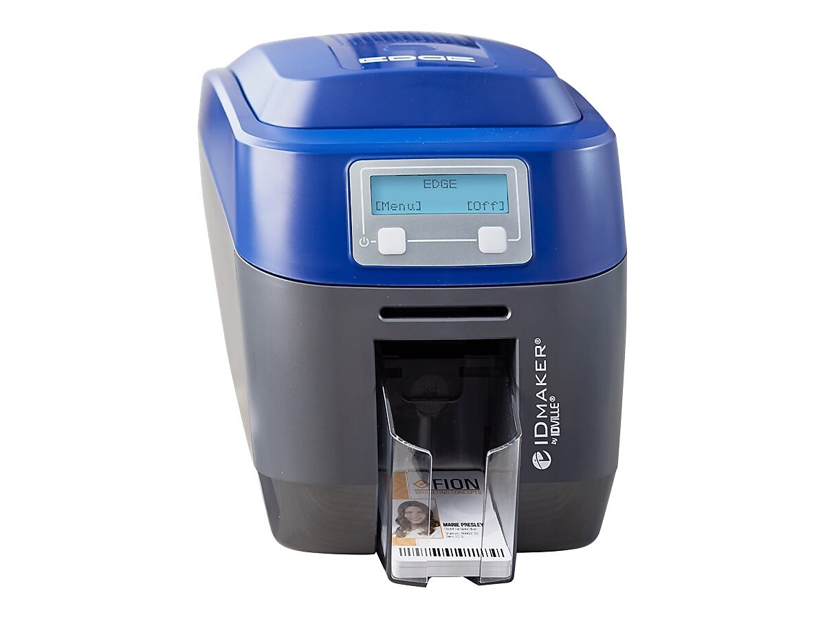 IDville ID Maker Edge 2-Sided ID Card Printer System (136001631)