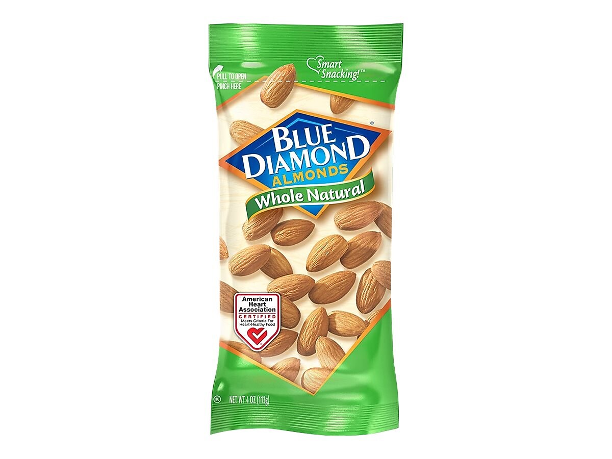 Blue Diamond Almonds, 4 oz., 12 Bags/Pack (BLU11025)