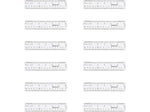 Westcott 6" Plastic Standard Ruler, Clear, 12/Box (17723)