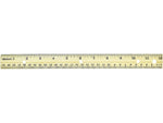 Westcott® 12" Wood Ruler, Brown, 36/Box (17724)