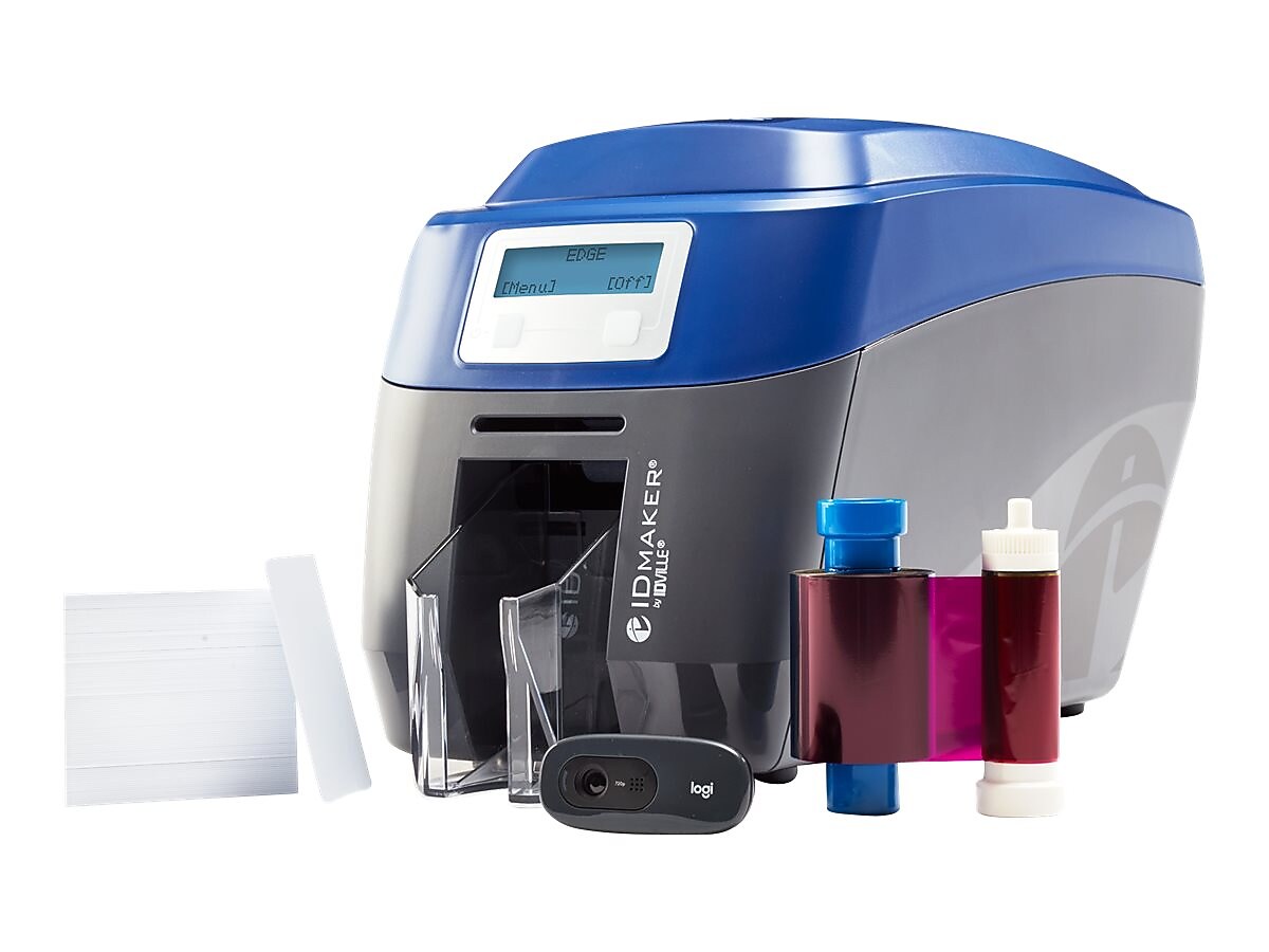 IDville ID Maker Edge 1-Sided ID Card Printer System (136001031)