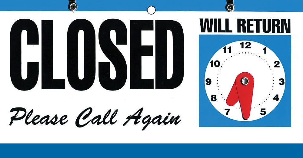 Cosco Open/Closed Outdoor Sign, 11.6"L x 6"H, Multicolor (098013)