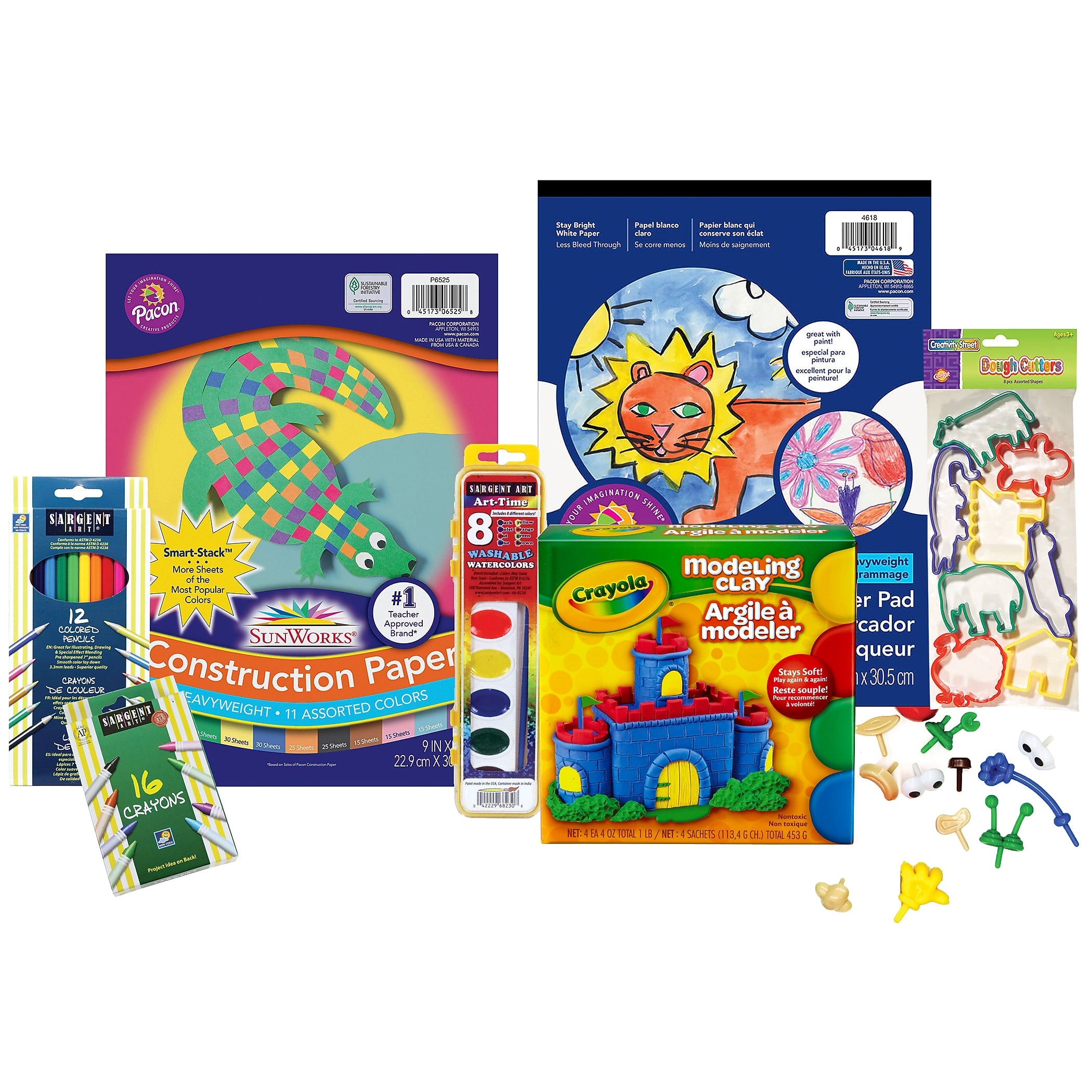 Assorted Brands Kit 7 Craft & Activity Kit for Grades Pre-K - 2, 8/Kit (EDRAC20KIT7)