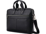 Samsonite Classic Laptop Briefcase, Black Leather (126038-1041)