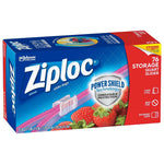 Ziploc Slider Storage Bags, Quart, 76/Carton (316490)