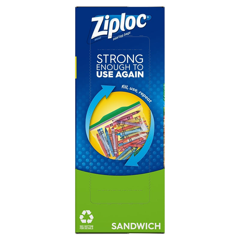 Ziploc Sandwich Bags, 90 Bags/Box (315885)