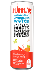 Bubbl'r Antioxidant  Blood Orange Mango Mingl'r Flavored Sparkling Water, 12 oz. Can, 12/Pack (WIC39919)