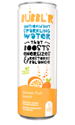 Bubbl'r Antioxidant Passion Fruit Wond'r Flavored Sparkling Water, 12 oz., 12/Pack (WIC39922)