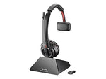 Poly Savi 8210 UC Wireless Mono Headset, Over-the-Head, Black (77T29AA#ABA)