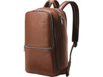 Samsonite Classic Leather Laptop Backpack, Solid, Cognac (126036-1221)