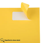 JAM Paper Laser/Inkjet Mailing Address Label, 1" x 2 5/8", Yellow, 30 Labels/Sheet, 4 Sheets/Pack (302725801)