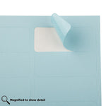 JAM Paper Laser/Inkjet Address Label, 1" x 2 5/8", Baby Blue, 30 Labels/Sheet, 4 Sheets/Pack (4052894)