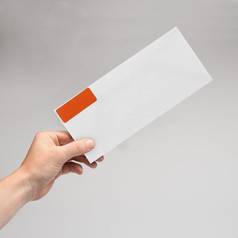 JAM Paper Laser/Inkjet Mailing Address Label, 1" x 2 5/8", Orange, 30 Labels/Sheet, 4 Sheets/Pack (302725782)