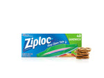 Ziploc Zipper Sandwich Bag, 40 Bags/Box (315882)