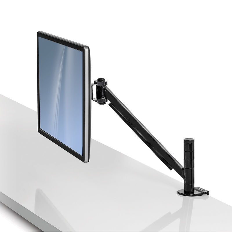 Fellowes Designer Suites Flat Panel Monitor Arm, Up to 21", Black Pearl (8038201)