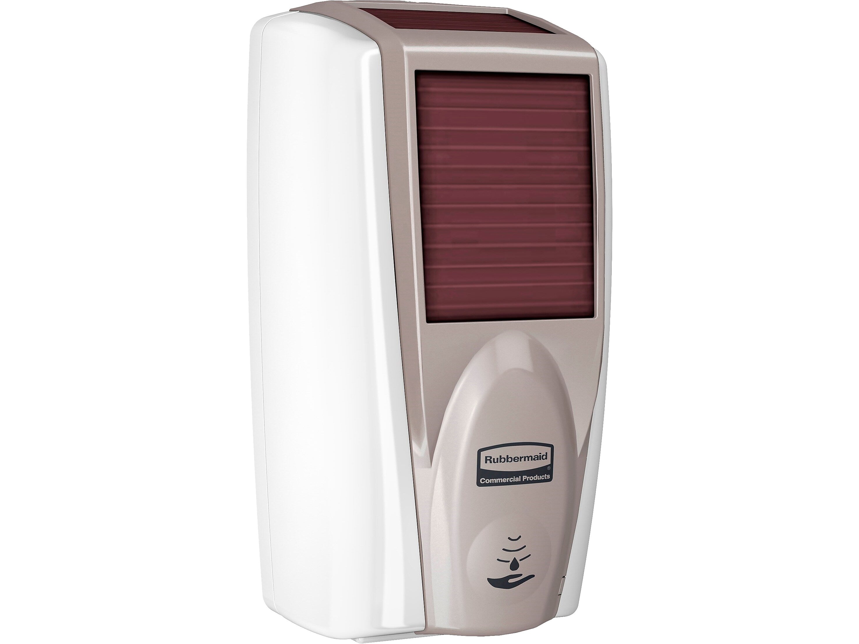 Rubbermaid AutoFoam Automatic Wall Mounted Hand Soap Dispenser, White/Gray Pearl (1980828)
