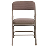 Flash Furniture Hercules Banquet/Reception Folding Fabric Chairs, Beige, 4/Pack (BELNICK INC (NSP))