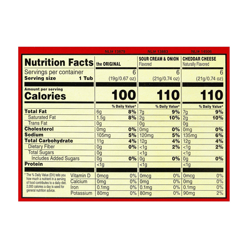 Pringles Variety Pack Potato Chips, 0.67 oz., 36 Bags/Pack (220-00407)